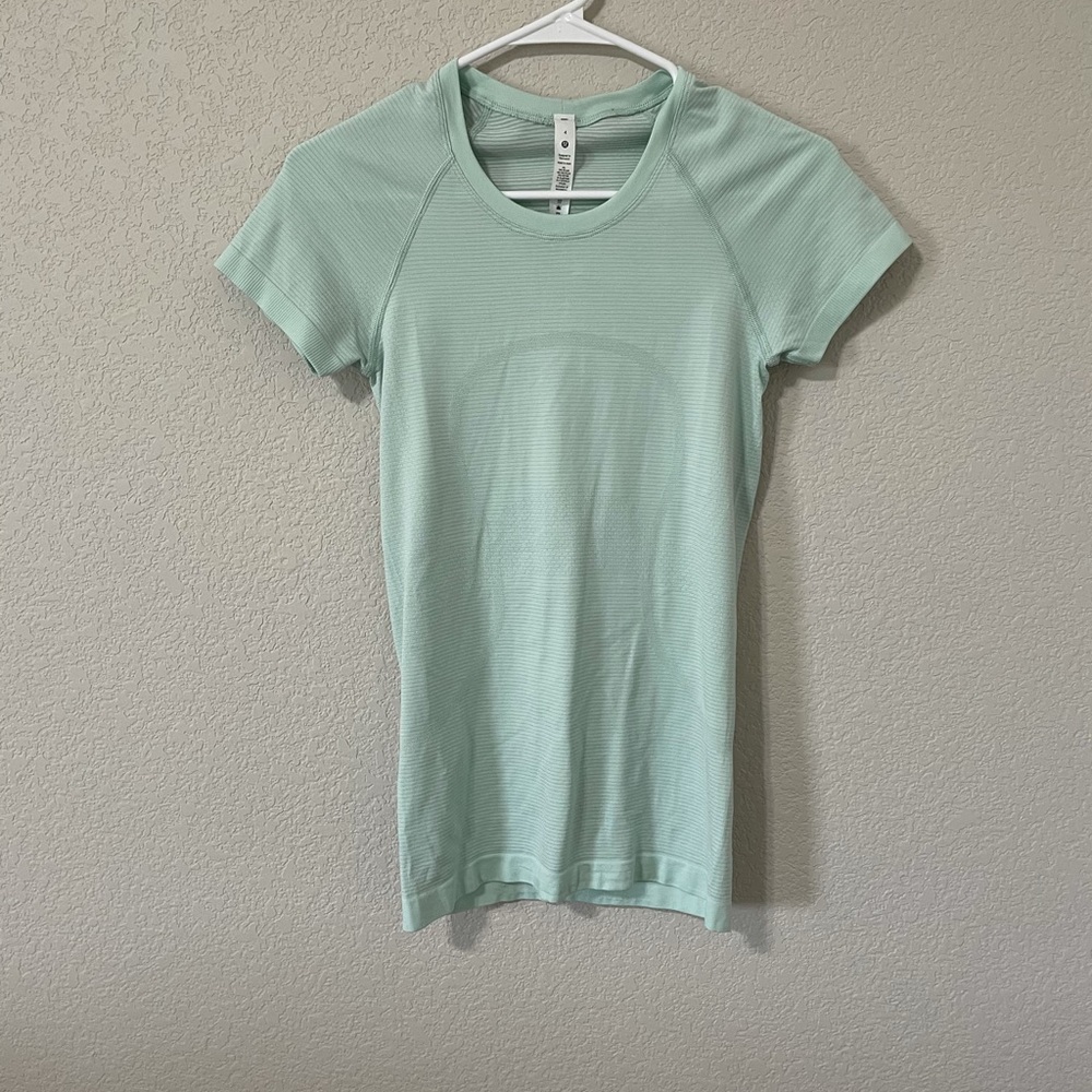 Lululemon Light Blue Swiftly Tech Short Sleeve